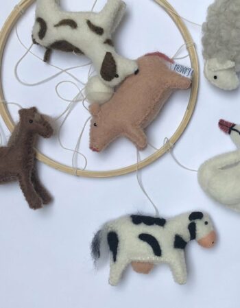mobile - animaux de la ferme