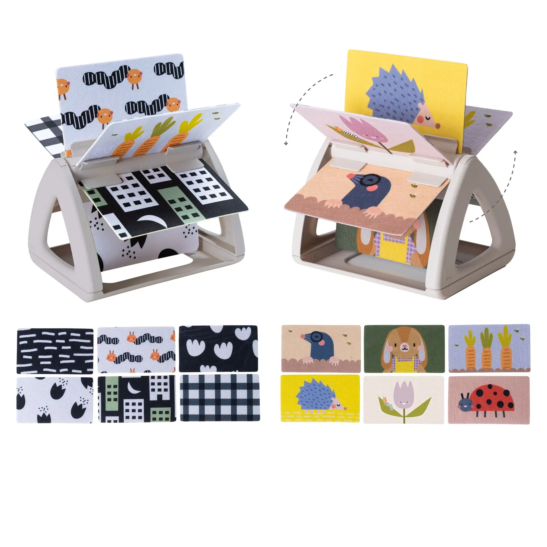 Tummy time spinning book #1