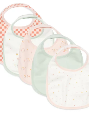 Pretty picnic - pack de 5 bavoirs