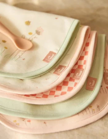 Pretty picnic - pack de 5 bavoirs