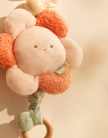 pretty picnic - peluche musicale fleur