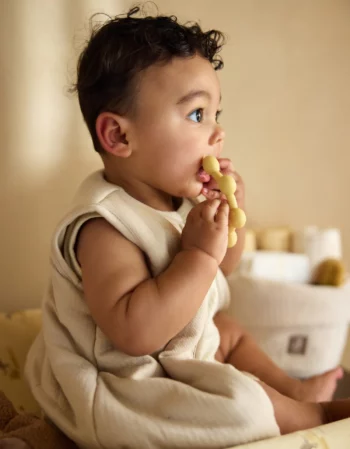 soft twine oatmeal - gigoteuse naissance jersey padded