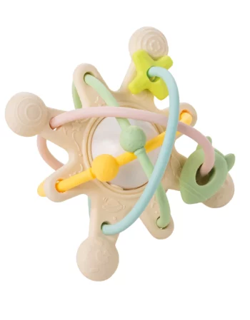 Hochet de dentition galaxy - pastel