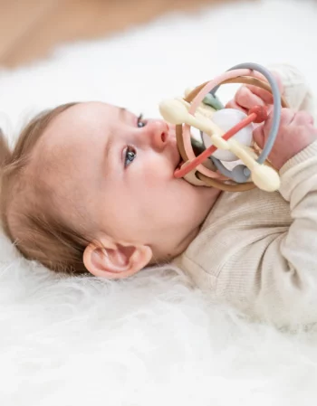 hochet de dentition galaxy - beige