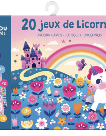 ma pochette de jeux - les licornes