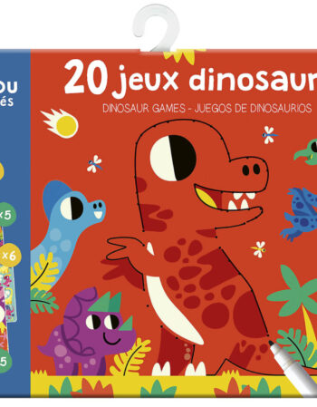 ma pochette de jeux - 20 jeux - dinosaures