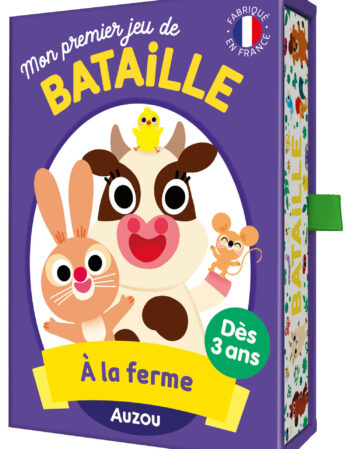 jeu de cartes - mon premier jeu de bataille - à la ferme