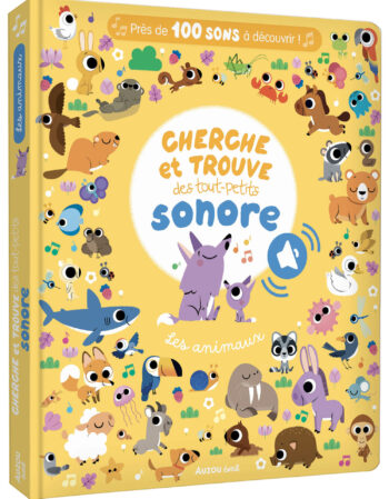 livre sonore - cherche et trouve des tout-petits - les animaux