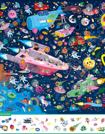 livre - cherhce et trouve géant qui brille dans le noir