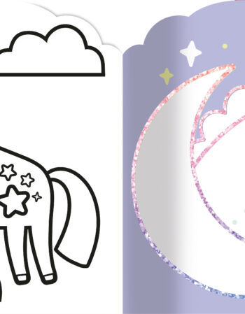 je colorie sans dépasser - petites licornes