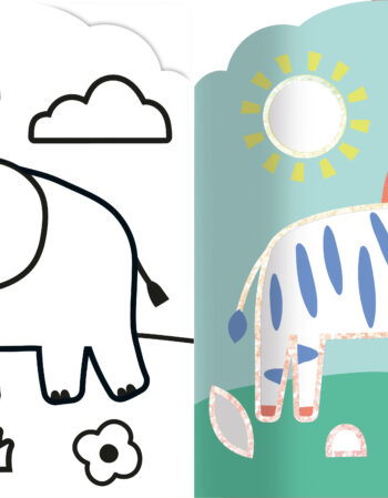 je colorie sans dépasser - animaux de la savane