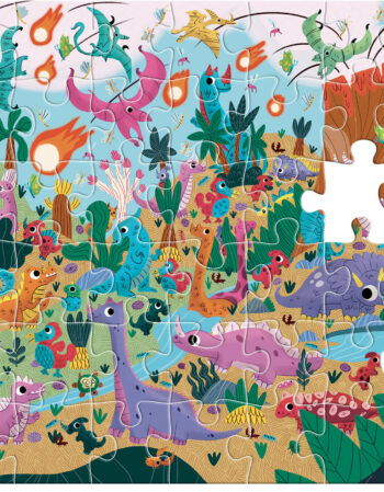 puzzle cherche et trouve - les dinosaures