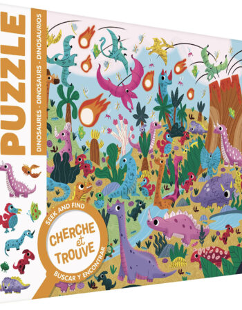 puzzle cherche et trouve - les dinosaures