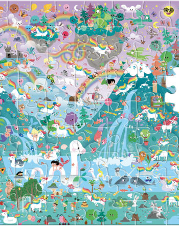 puzzle - cherche et trouve - licornes