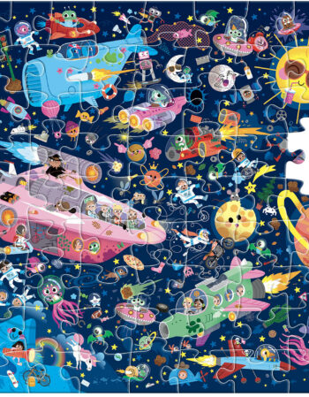 puzzle cherche et trouve - dans l'espace