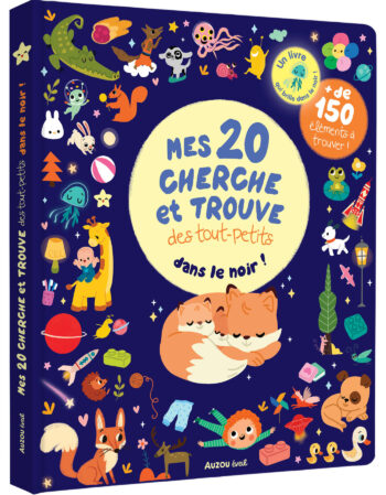 livre - mes 20 cherche et trouve des tout-petits - qui brillent dans le noir