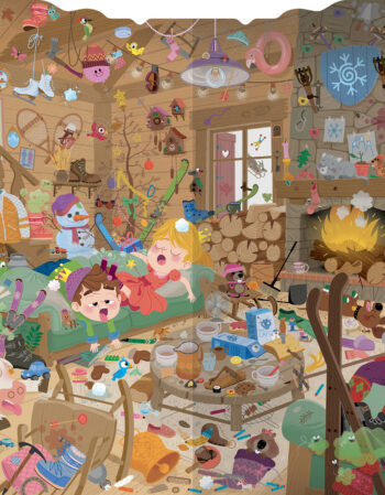 livre - cherche et trouve - le chalet du marquis pagaille