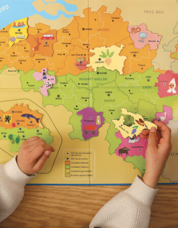puzzle magnétique - à la découverte de la Belgique