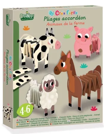 Pliages accordéons - Animaux de la ferme