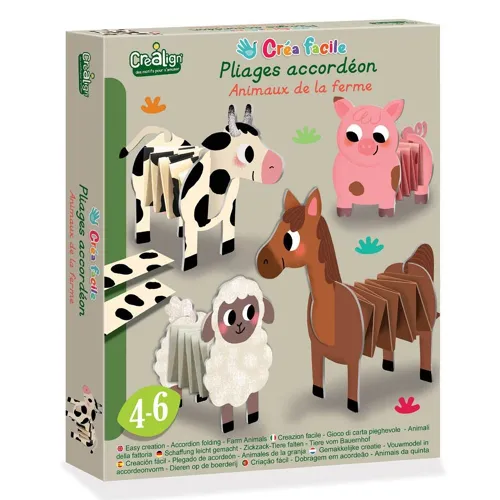 Pliages accordéons – Animaux de la ferme