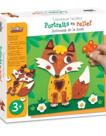 Portraits en relief - Animaux de la forêt
