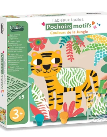 pochoirs motifs - couleur de la Jungle