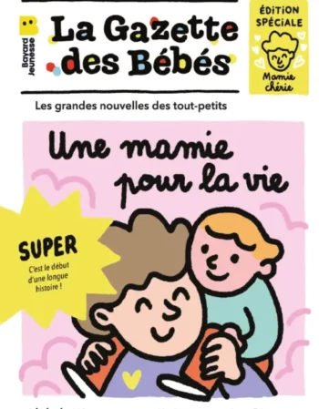 livre en tissu - gazette " une mamie pour la vie"