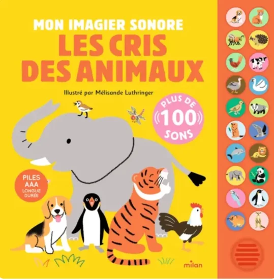 livre sonore – le cri des animaux