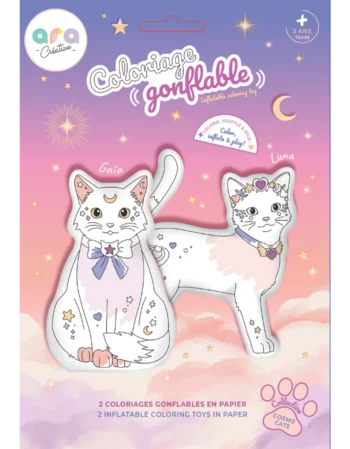 coloriages gonflables - cosmo cats
