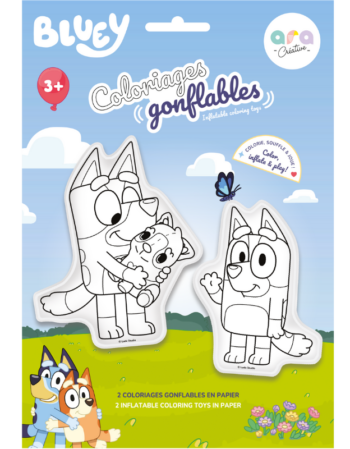 coloriages gonflables - Bluey et Bingo