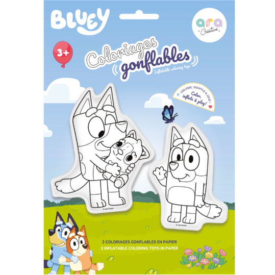 coloriages gonflables – Bluey et Bingo