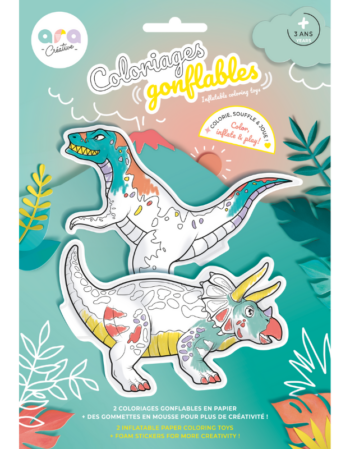 coloriages gonflables - 2 dinos