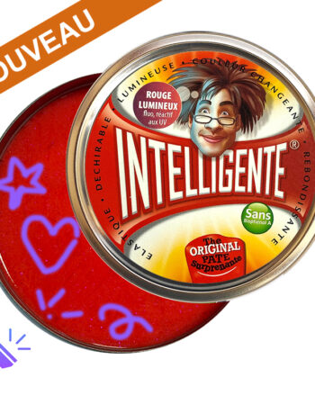 Pâte intelligente grande - rouge lumineux