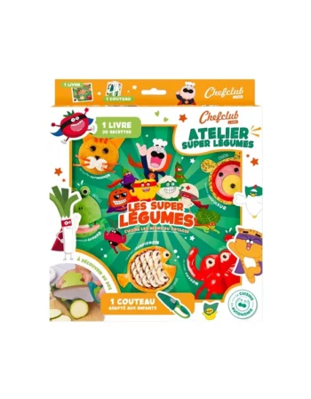 Coffret : Les Super Légumes et le couteau
